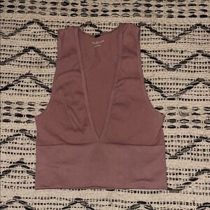 Urban Outfitters Deep V-Neck Tank Top